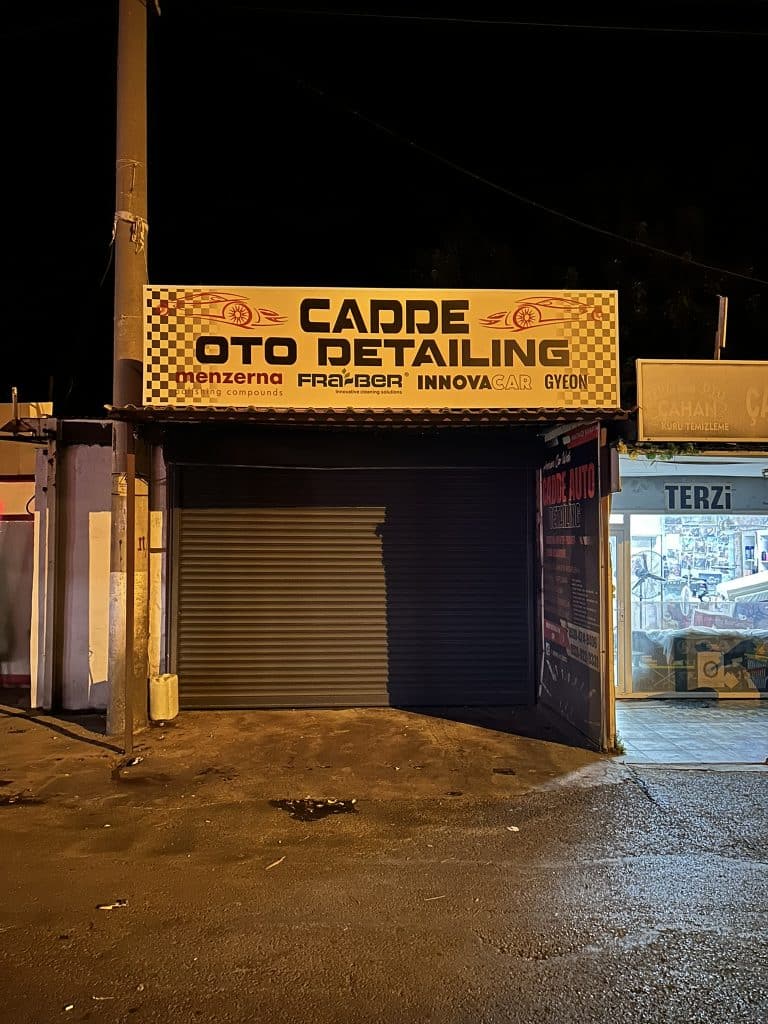 Foça oto detailing germe branda tabela uygulaması