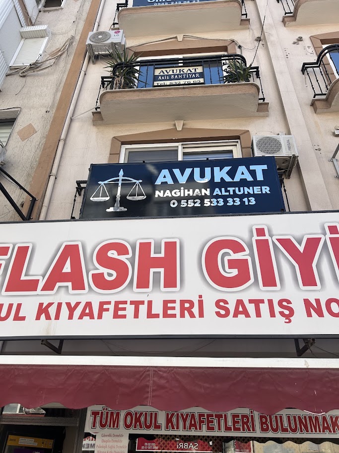 Menemen avukat ofisi ışıksız kompozit tabela uygulaması
