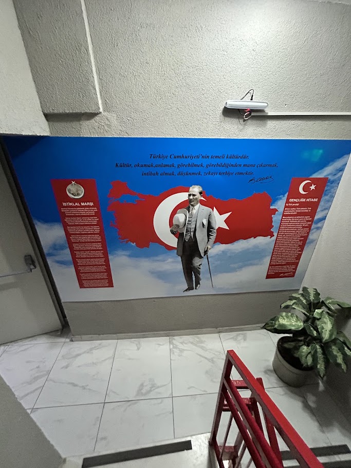 Buca iç mekan folyo baskı dekota duvar uygulaması